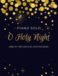 O Holy Night piano sheet music cover